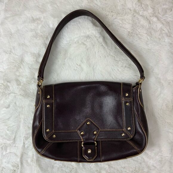 Cole Haan leather shoulder purse - Picture 1 of 7